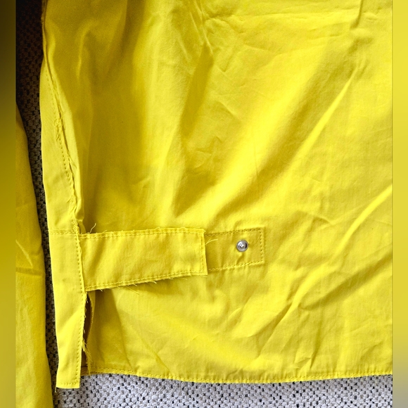 NWT NIKE × EVERY STITCH CONSIDERED Bright Yellow Raw-Cut Jacket Size:M ITALY - Picture 12 of 16
